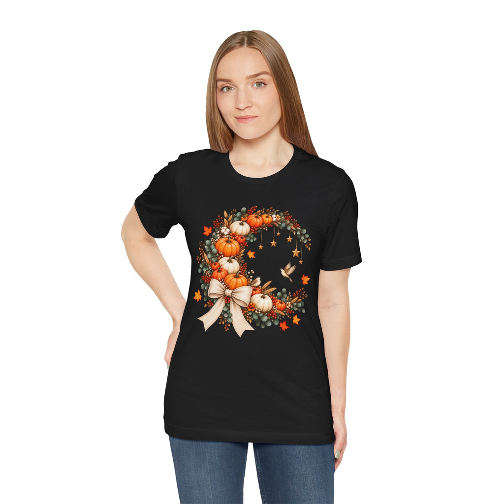 Autumn Pumpkin Wreath Tee