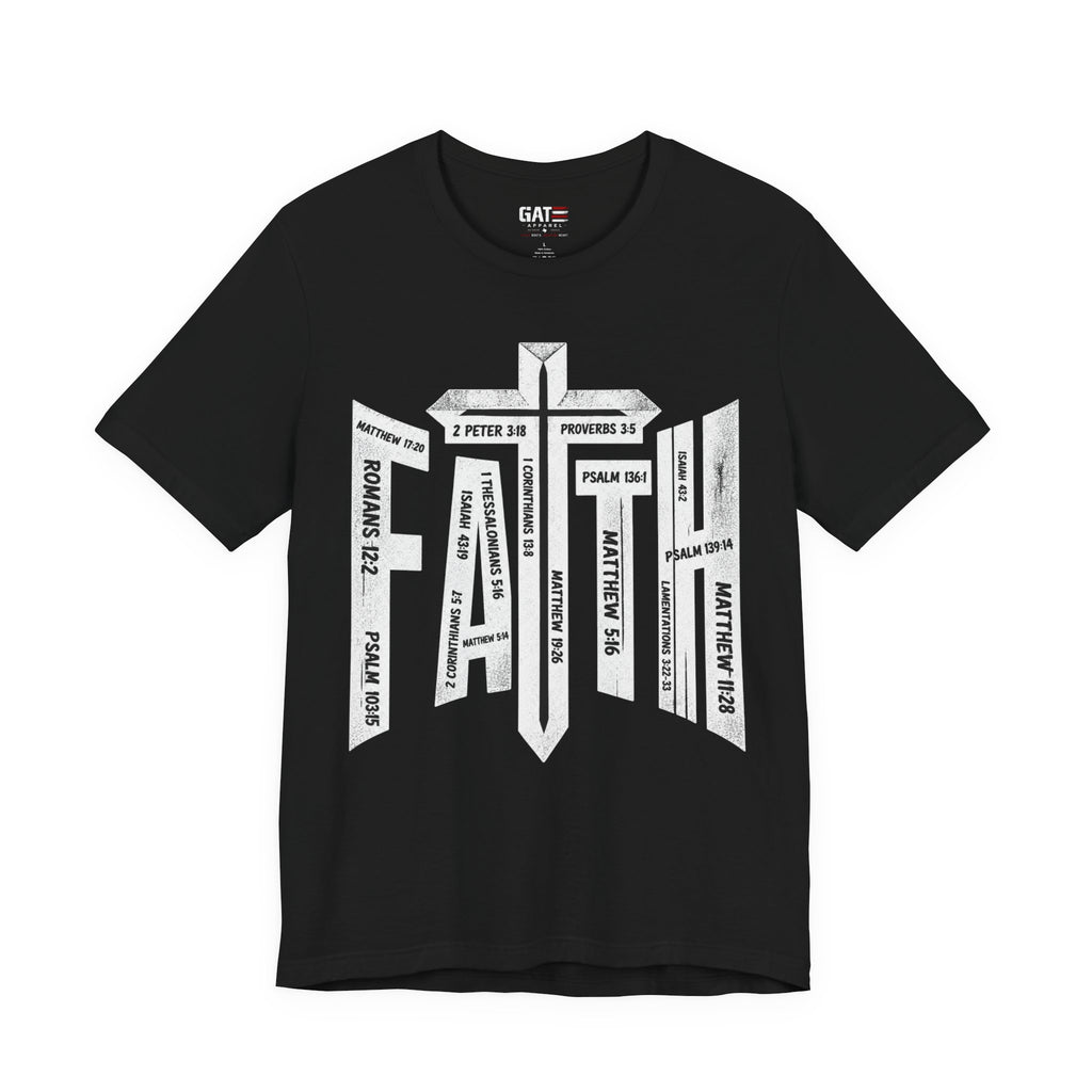Faith Cross T-Shirt – Bible Verse Reference Graphic Tee