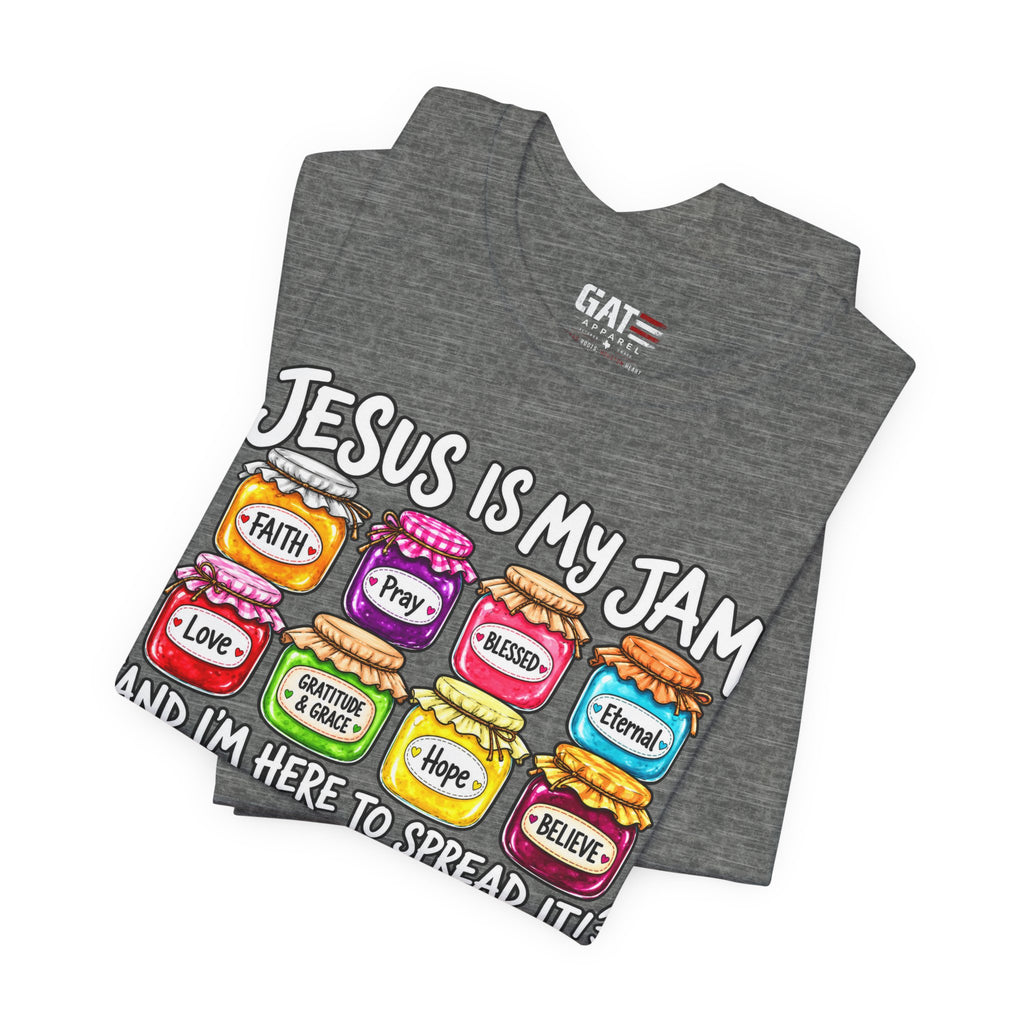 Jesus Is My Jam T-Shirt — Faith Jam Jars Graphic Tee