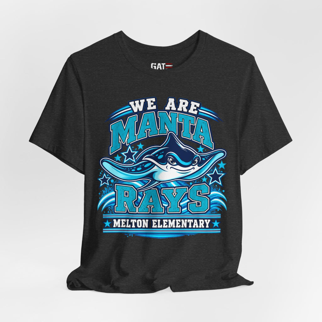 Melton Manta Rays School Tee – "We Are Manta Rays" Melton Elementary Spirit Shirt