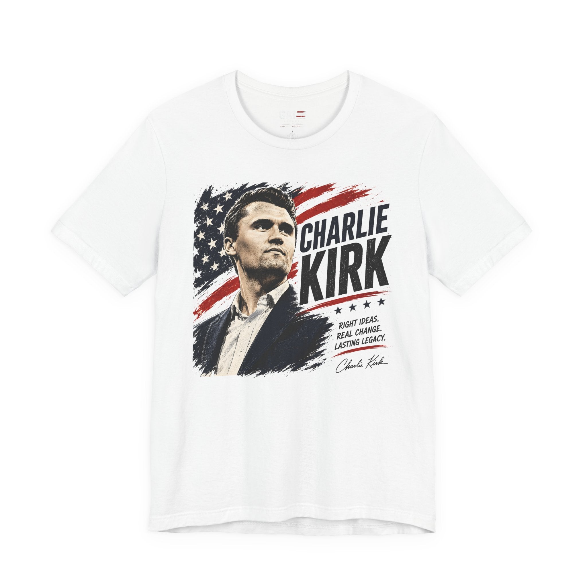 Charlie Kirk Shirt Conservative Patriotic T Shirt Republican American Flag Tee USA Freedom Gift Political Apparel