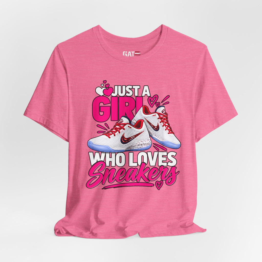 Caitlin Clark Caitlin 1s Just a Girl Sneaker Shirt | Style 4