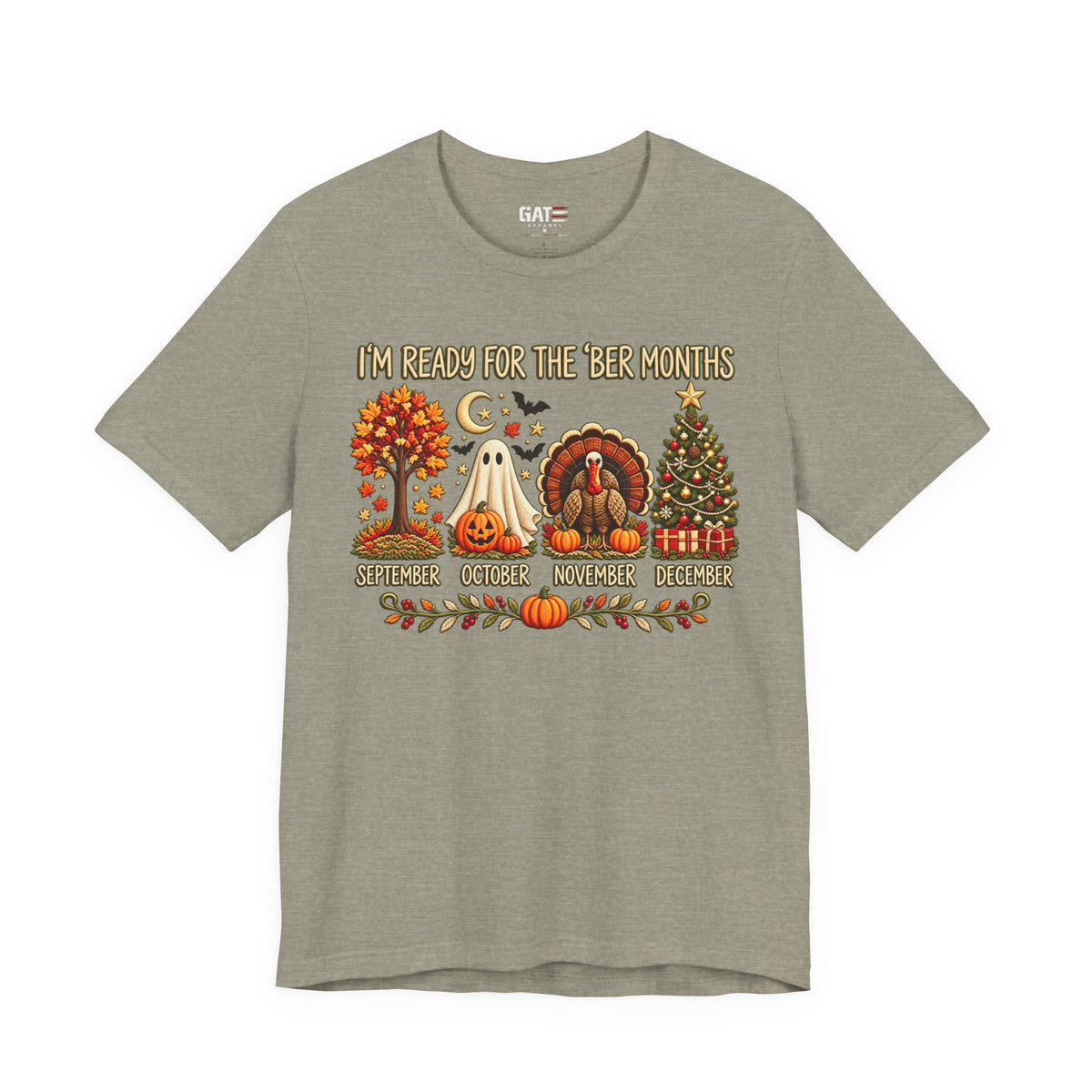 September to December Shirt | Fall Thanksgiving Christmas Tee