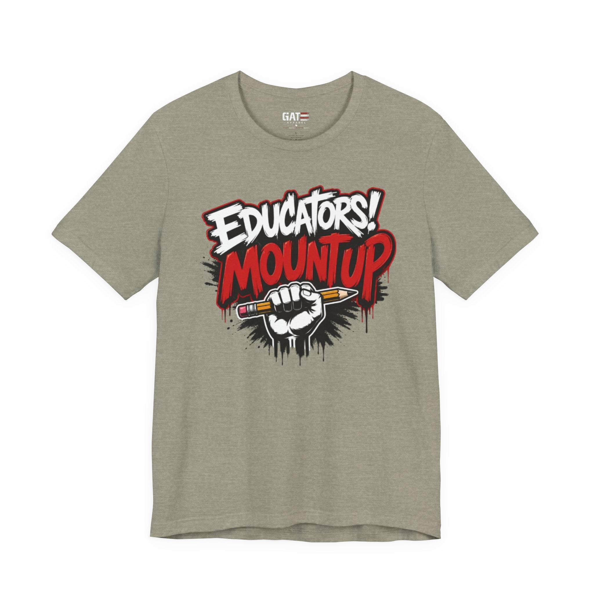 Educators Mount Up T-Shirt — Teacher Pride Graphic Tee
