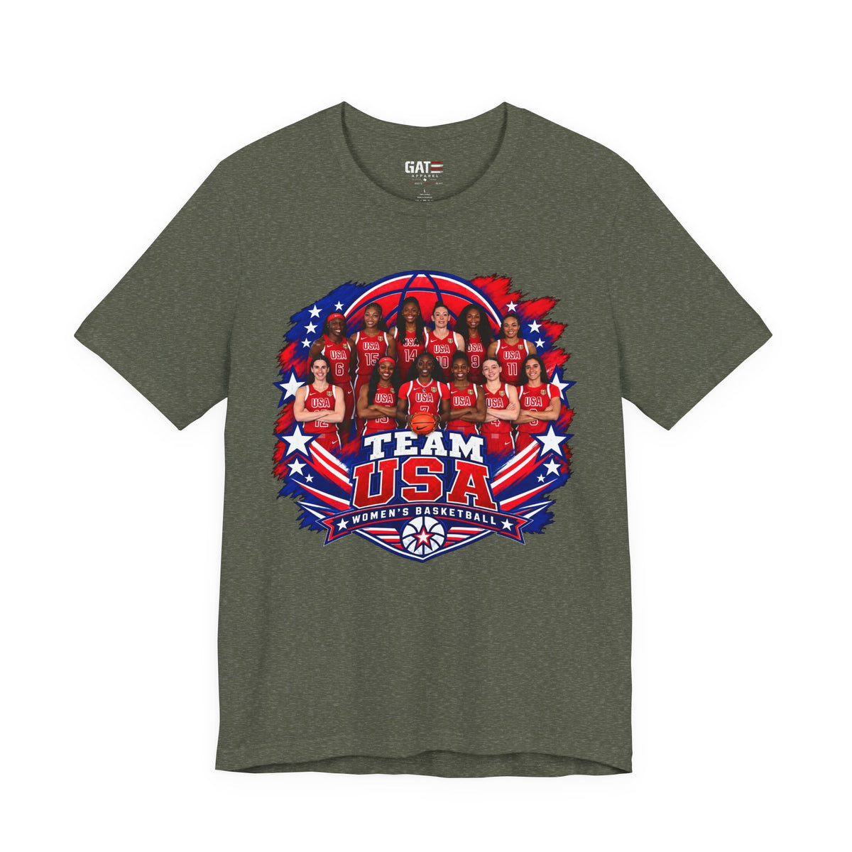 Team USA Women's Basketball Shirt | FIBA Tee 2026 Design 2