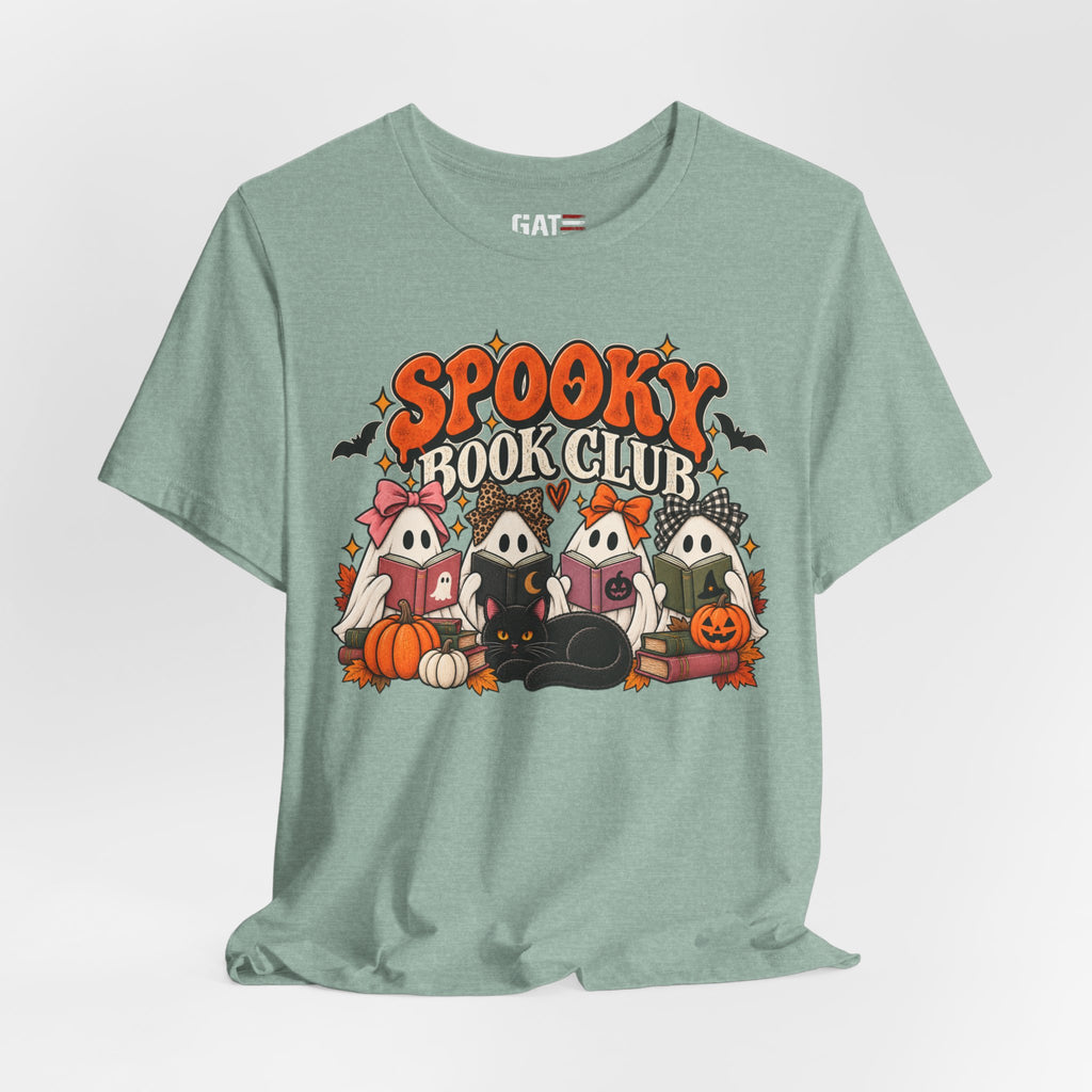 Spooky Book Club Halloween Shirt | Ghost Reading Tee