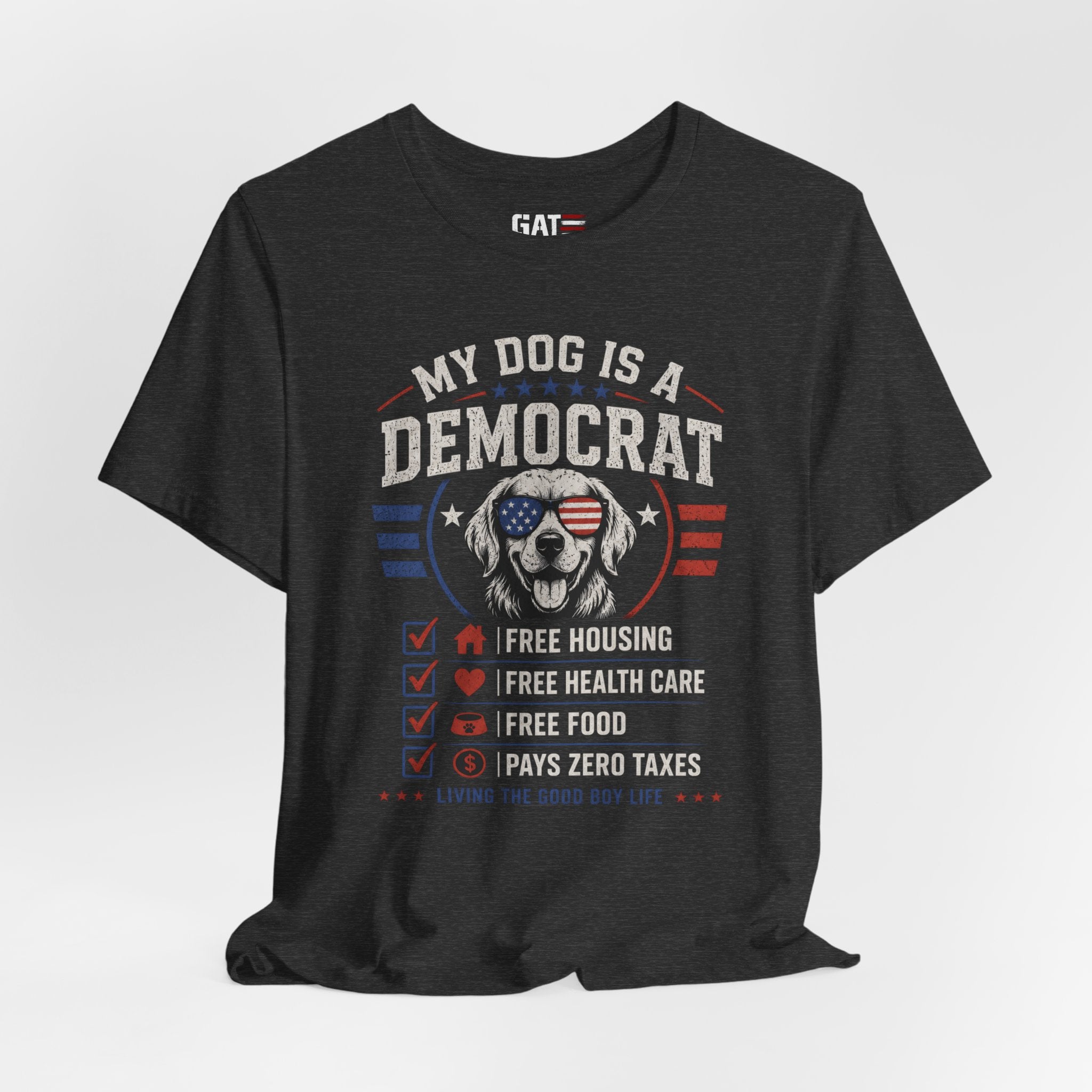 Funny Dog Lover Shirt, Political Humor Tee, Dog Dad Gift, Dog Mom Shirt, Patriotic Pet Lover Gift, Election Humor Tee