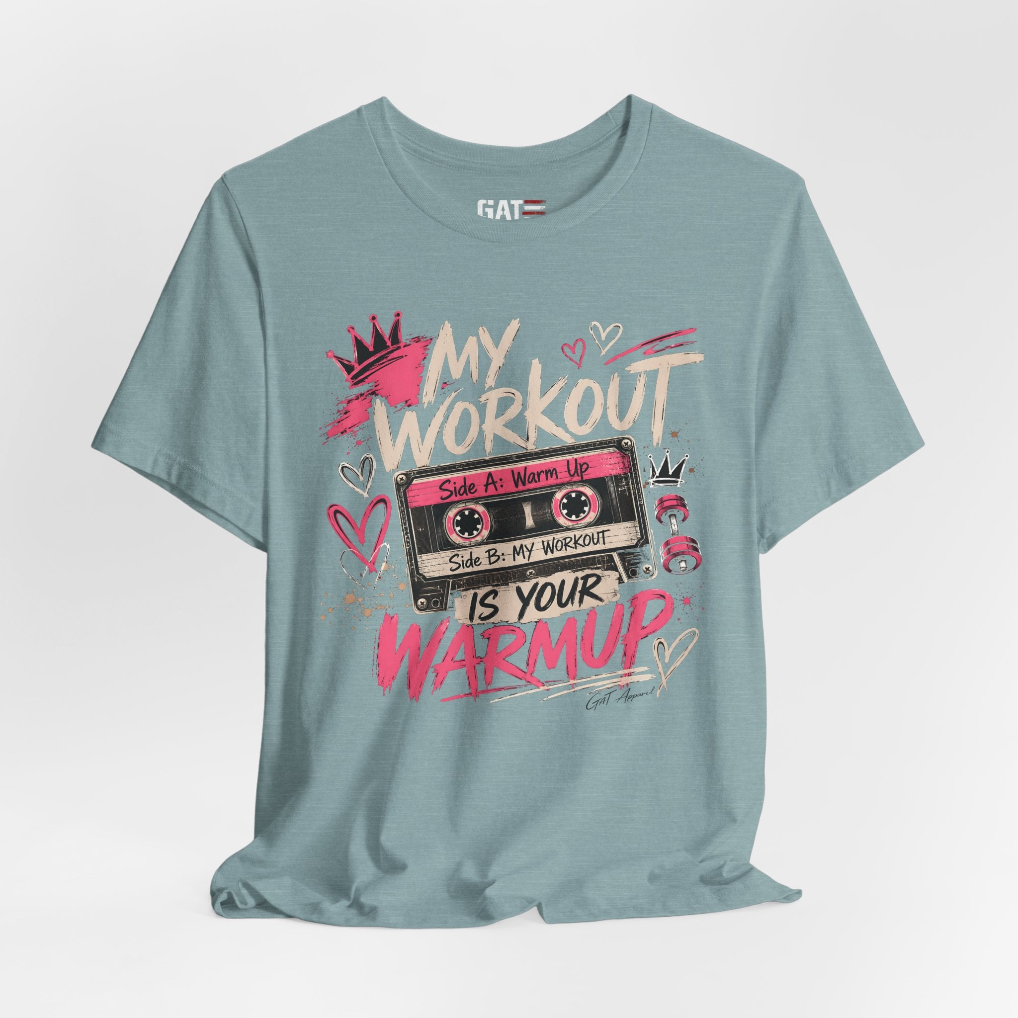 My Workout Is Your Warmup Shirt, Retro Gym Shirt, Women's Workout Tee, Fitness Graphic Shirt, 80s Gym Shirt