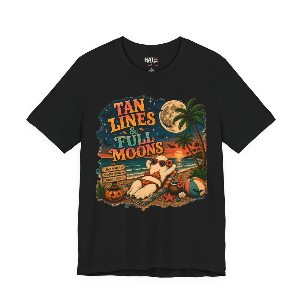 Summerween Shirt, Spooky Beach Shirt, Ghost Beach Tee, Halloween Beach Shirt, Coastal Halloween Tee, Tropical Ghost Shirt