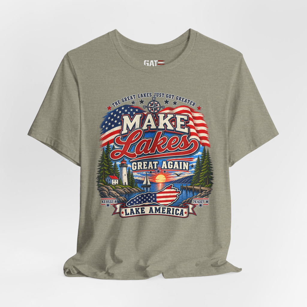 Make Lakes Great Again Shirt | Lake America Patriotic Tee