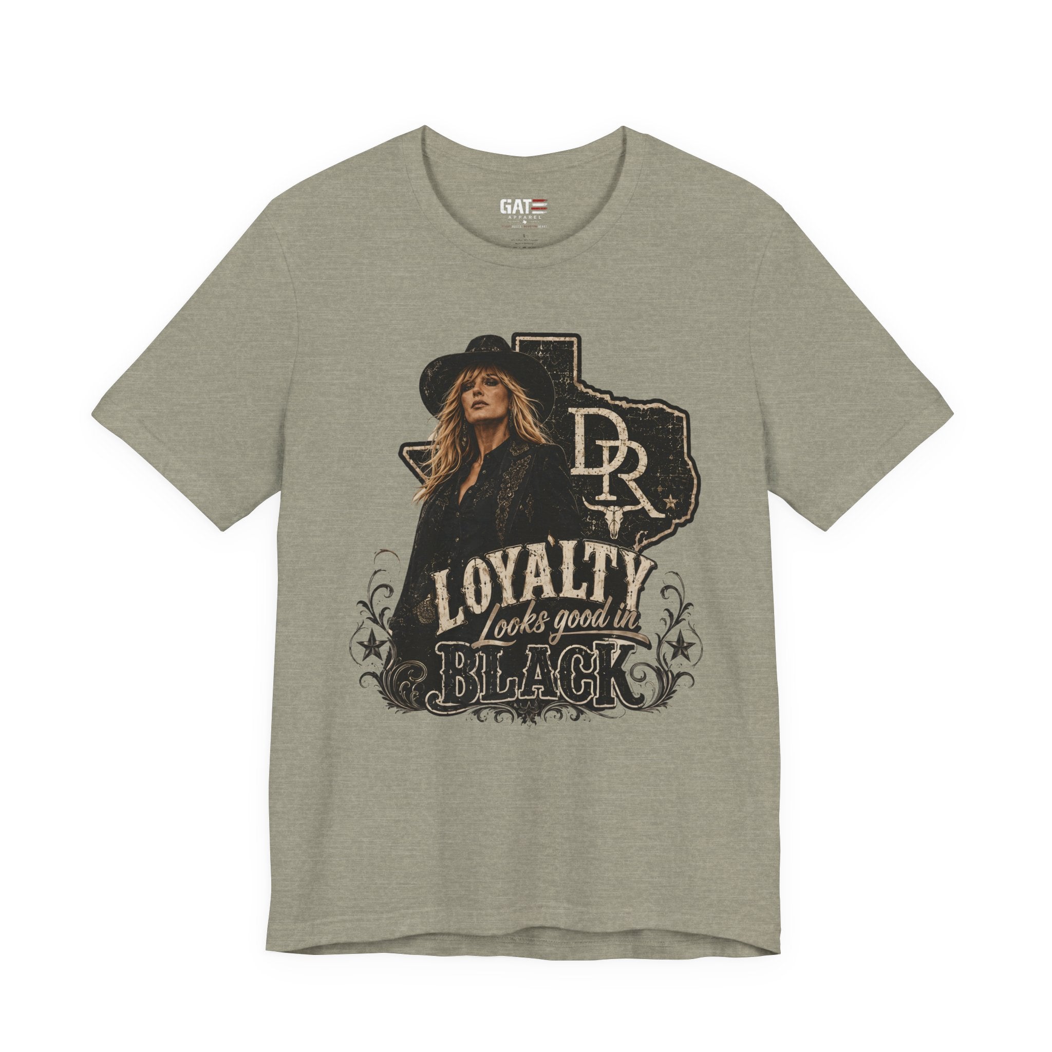Beth Dutton|Loyalty Looks Good in Black Tee — Texas Country Music Graphic T-Shirt