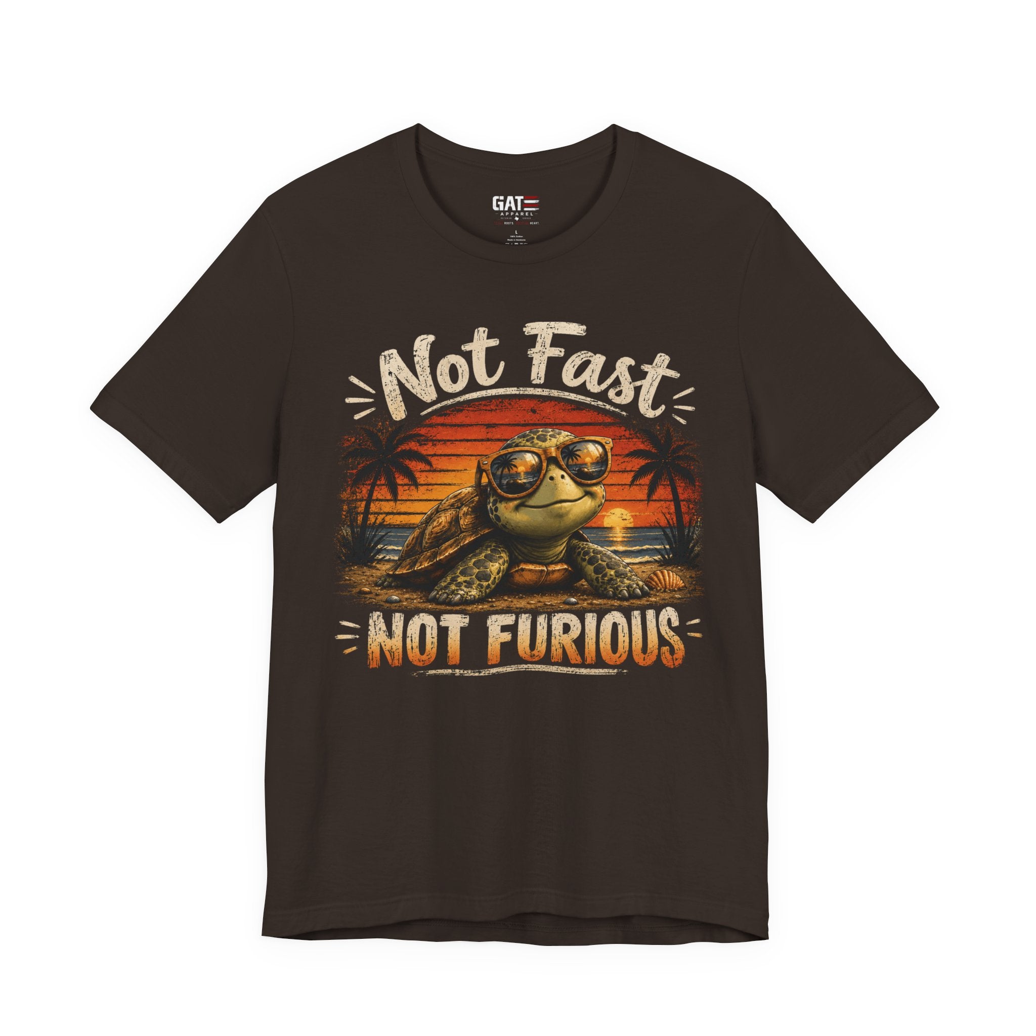 T-Shirt — “Not Fast Not Furious” Turtle Beach Tee