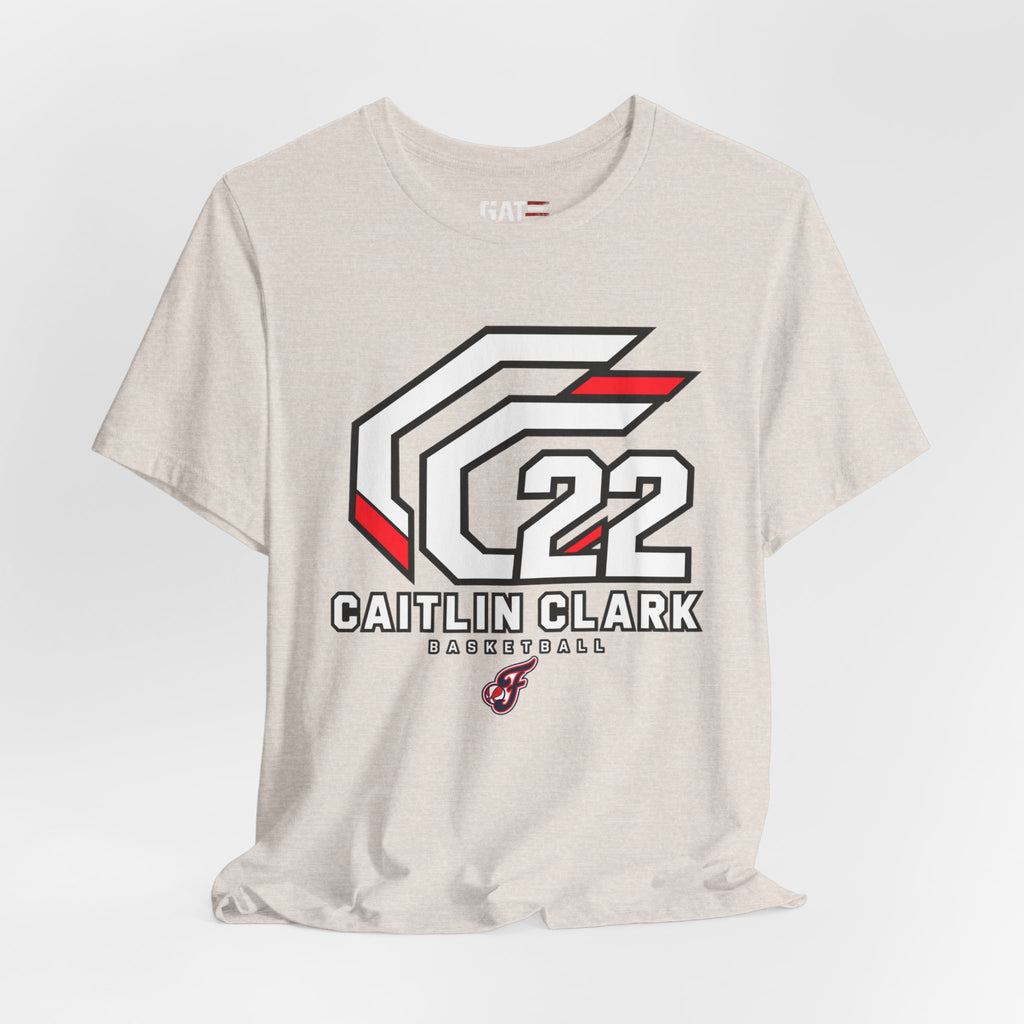Caitlin Clark CC22 Monogram Shirt | Indiana Fever WNBA Tee