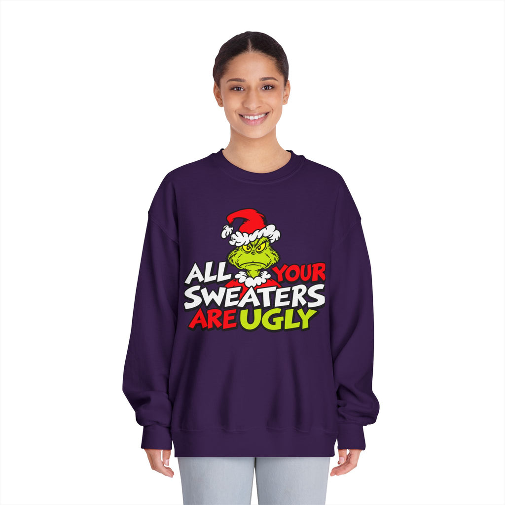 Grinch 'All Your Sweaters Are Ugly' Crewneck Sweatshirt