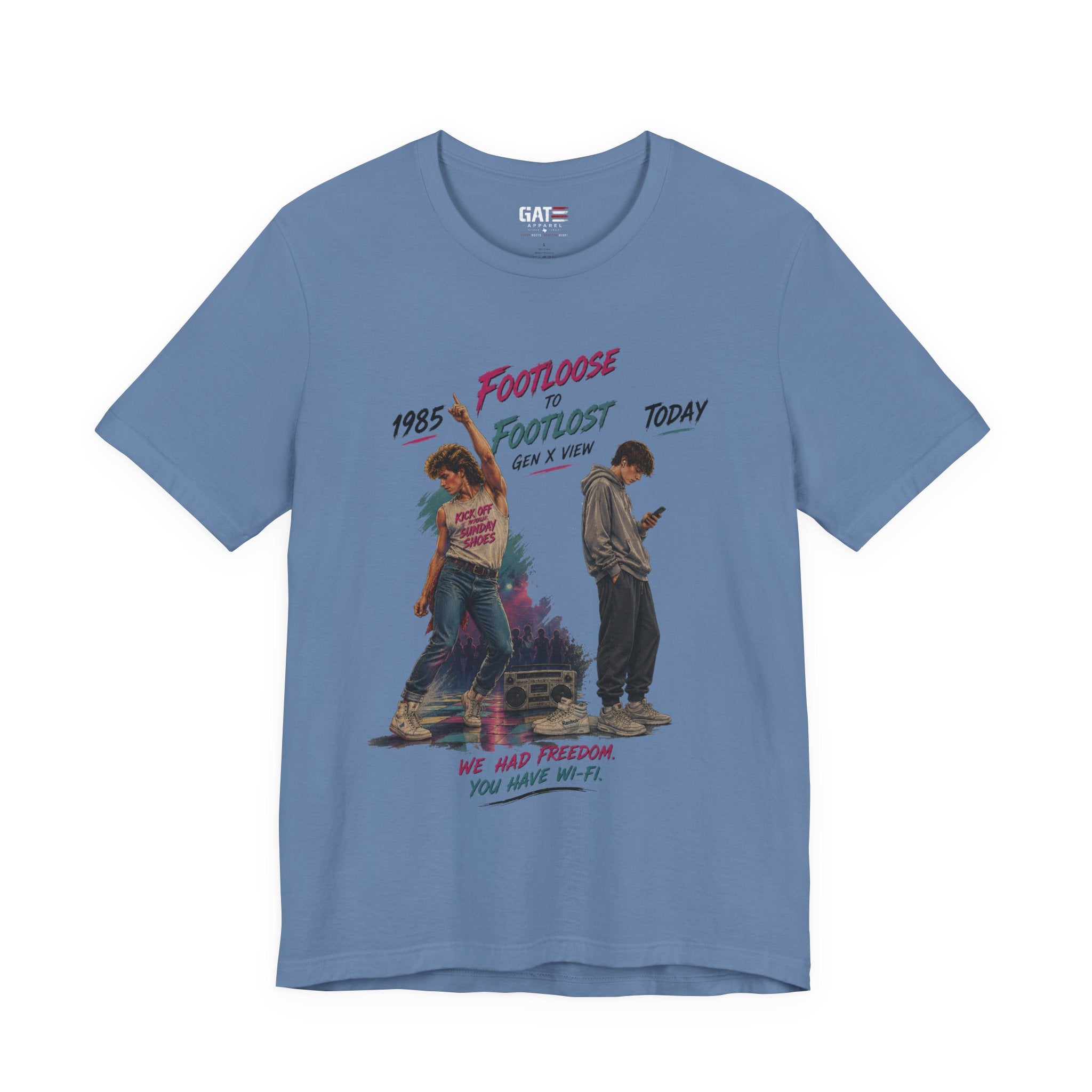 Retro 'Footloose' Movie Graphic Tee — 80s Dance Vintage T-Shirt