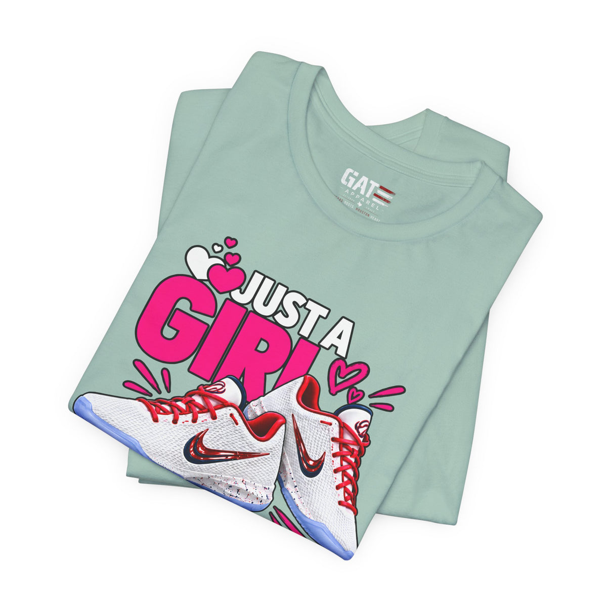 Caitlin Clark Caitlin 1s Just a Girl Sneaker Shirt | Style 4