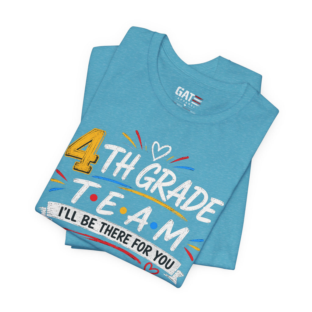 4th Grade Team Tee, Teacher Squad Shirt, Color Dot Inspired Teacher Shirt, Grade Level Team Gift, School Staff Apparel, Friends Theme