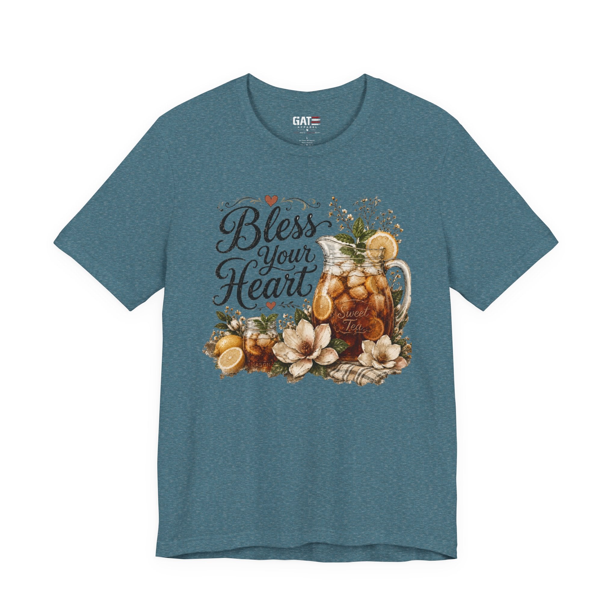 Funny Southern Shirt, Bless Your Heart Tee, Southern Humor Graphic Tee, Magnolia Floral Shirt, Country Girl Gift, Farmhouse Style Tee
