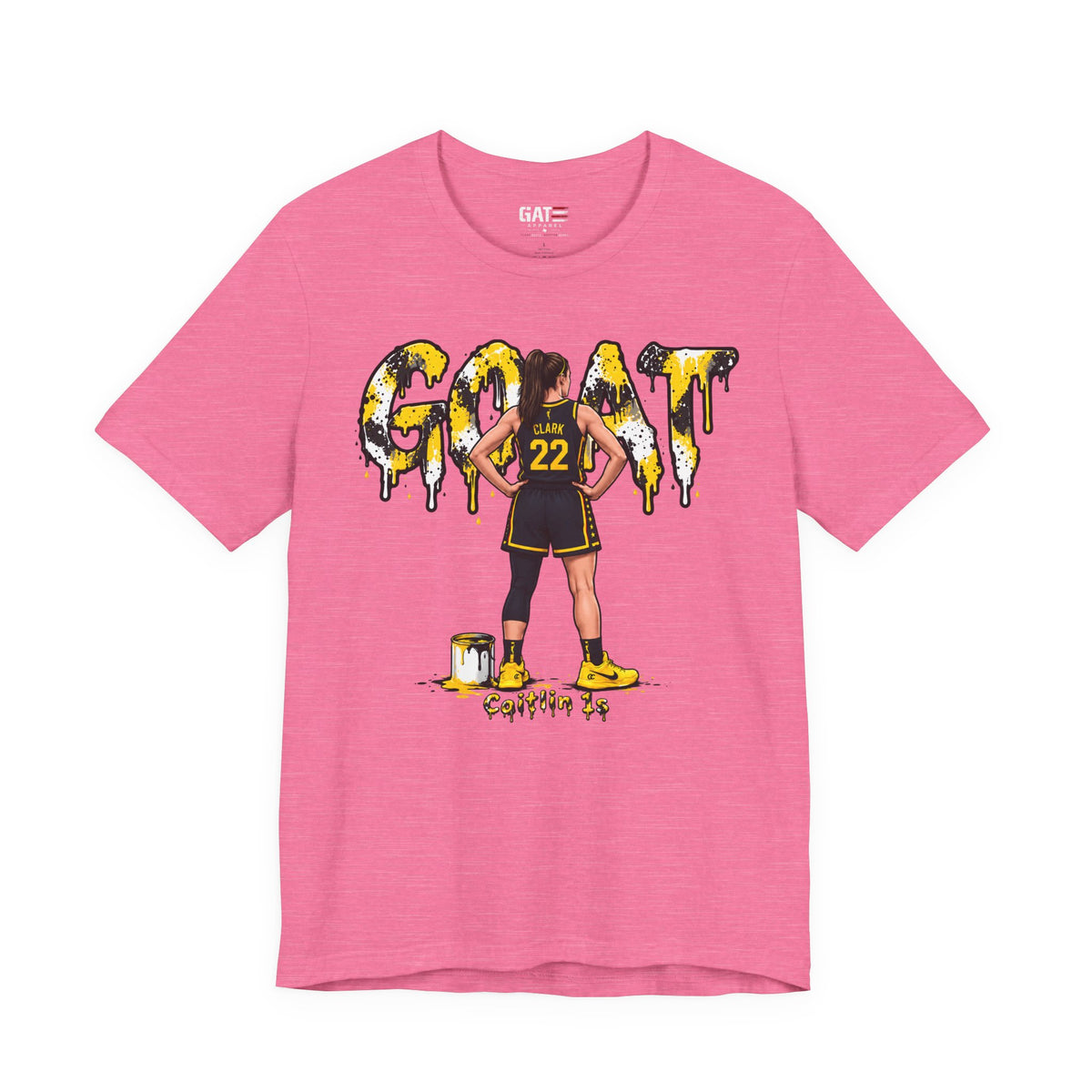 Caitlin Clark Caitlin 1s GOAT Yellow Sneaker Shirt