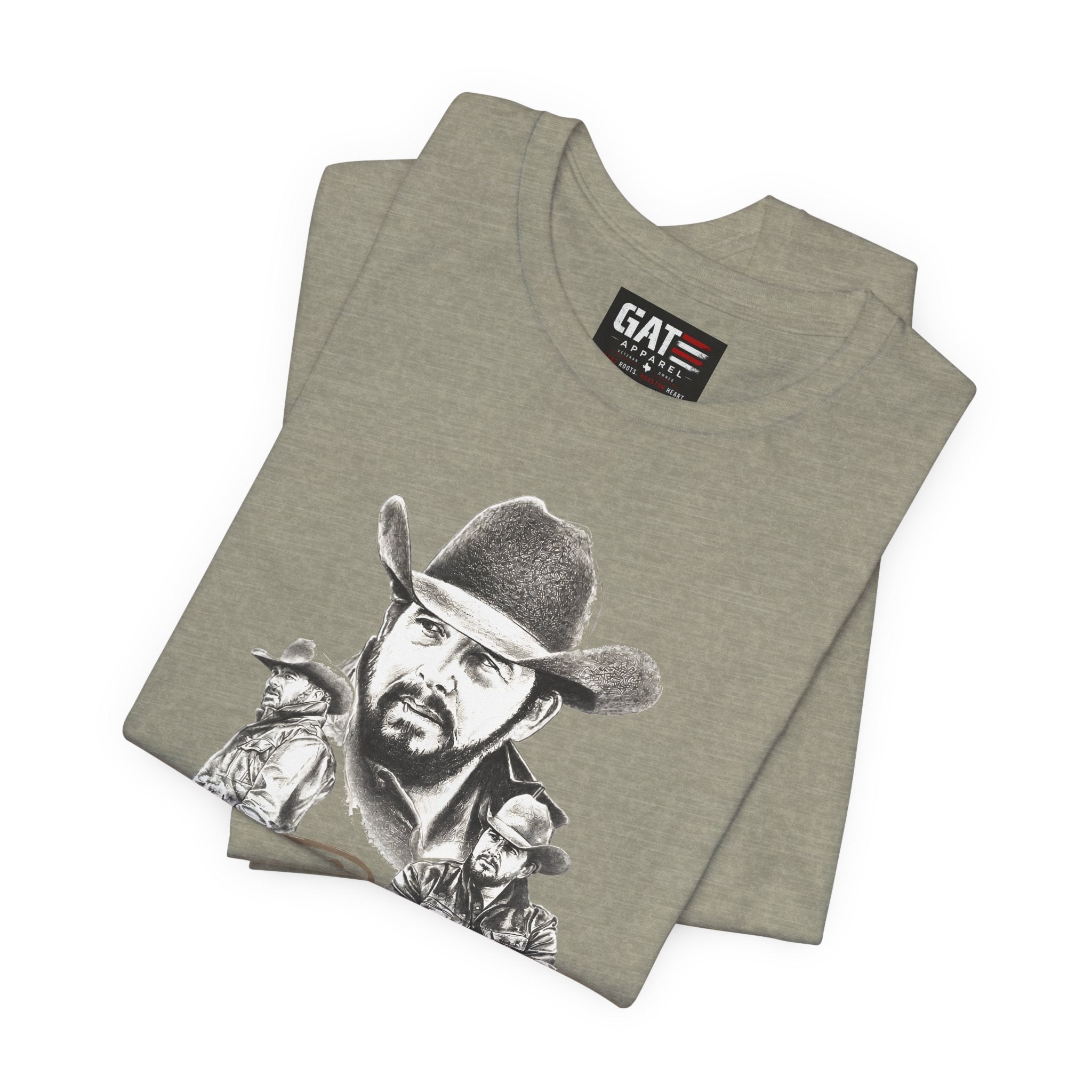 Get Ripped Yellowstone Inspired Cowboy Graphic Tee | Dutton Ranch Shirt