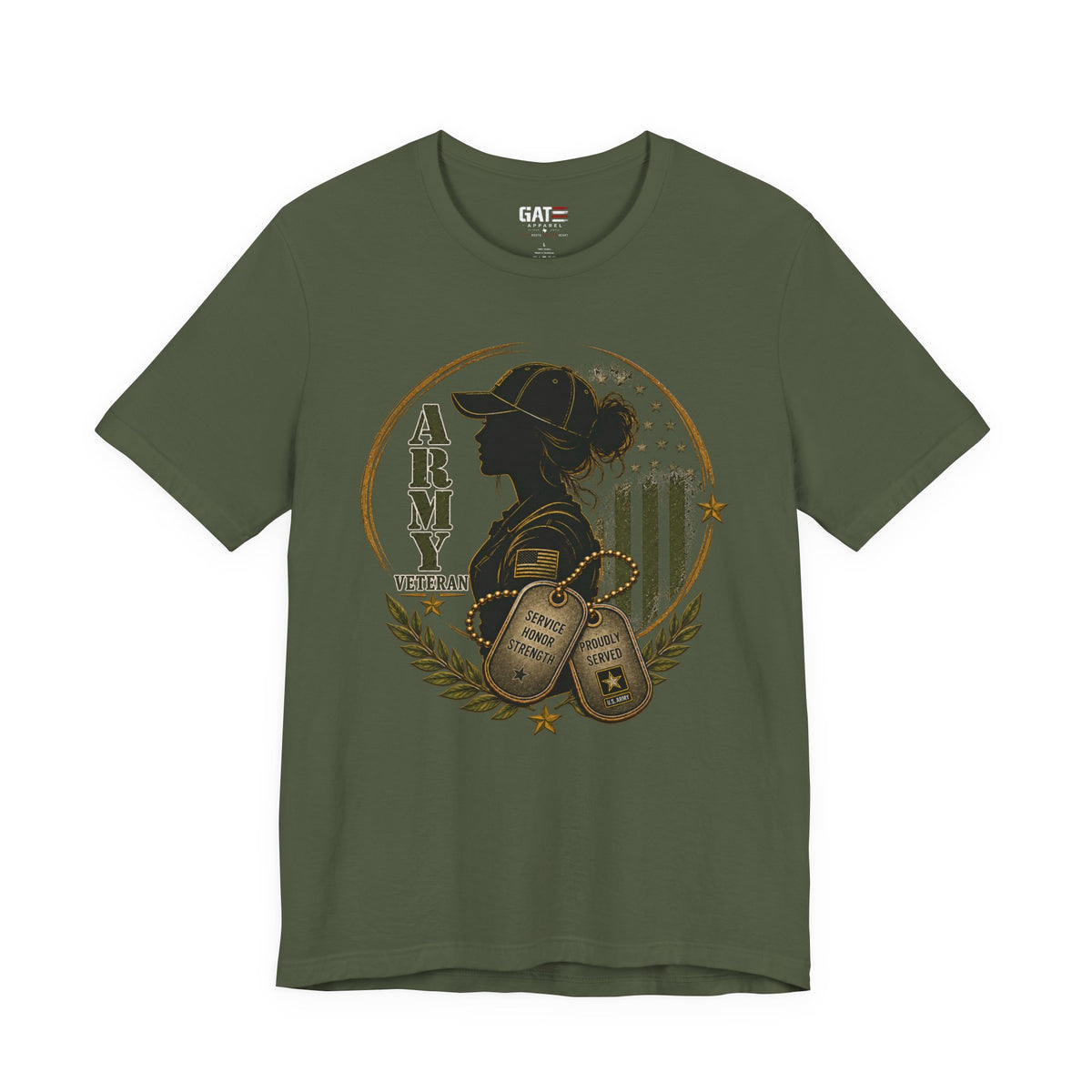 Female Army Veteran Shirt | Women's Military Tee