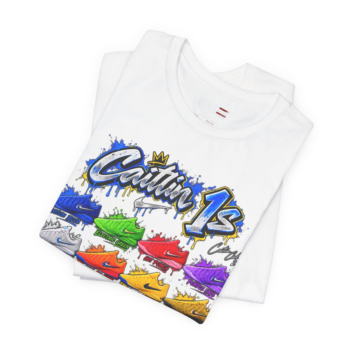 Caitlin Clark Caitlin 1s Sneaker Shirt | Indiana Fever Tee
