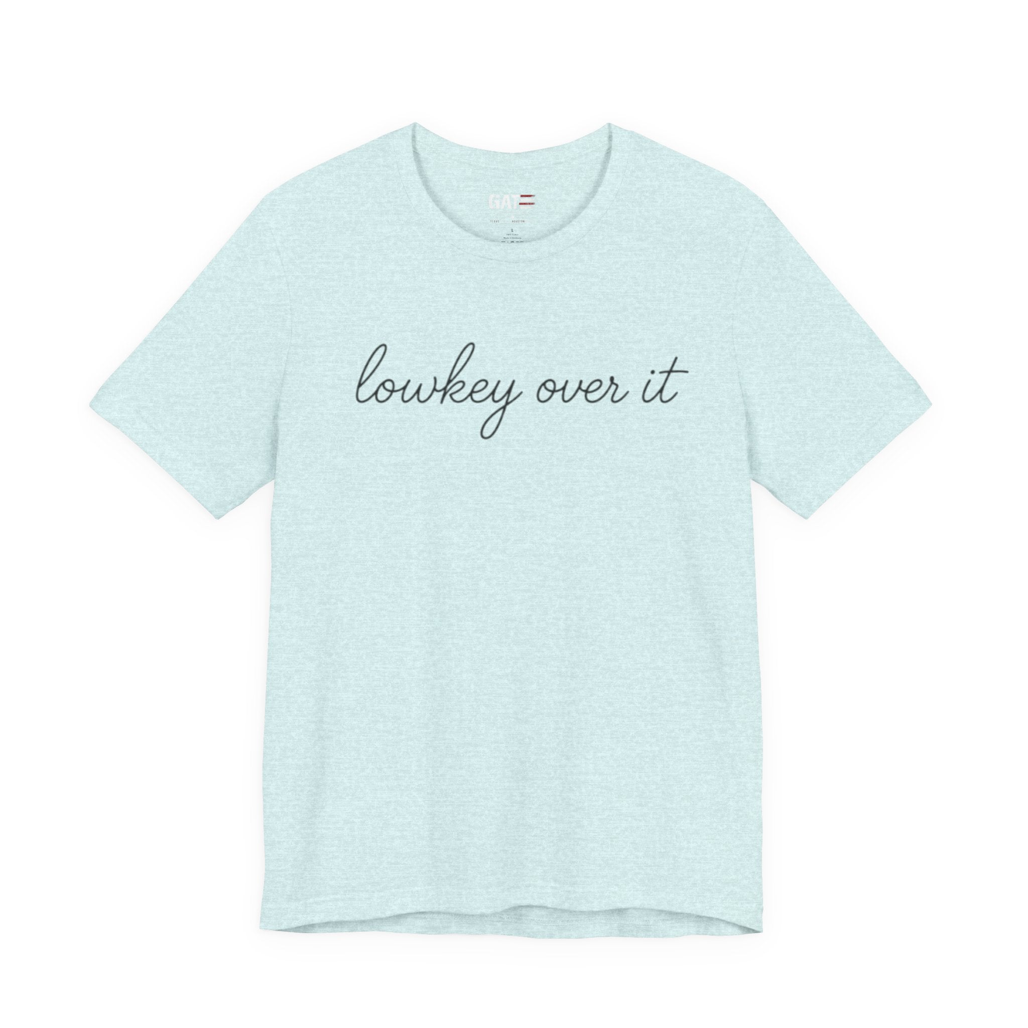 Lowkey Over It Shirt, Funny Gen Z Shirt, Introvert Tee, Trendy Aesthetic Shirt, Sarcastic Graphic Tee Gift