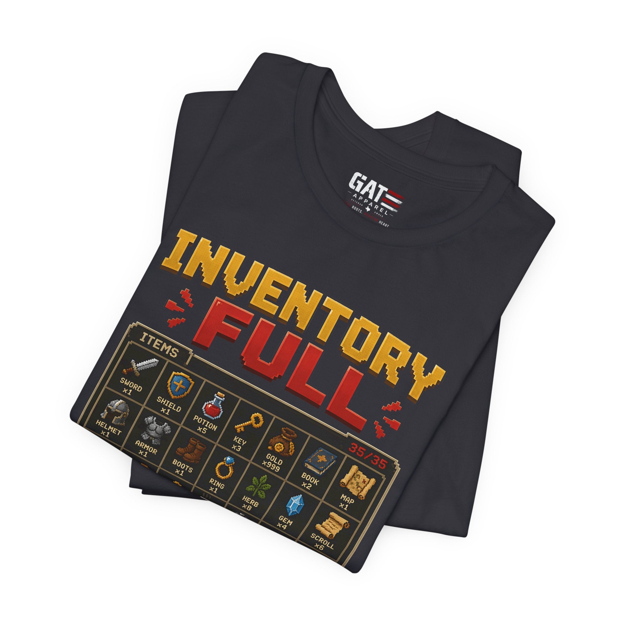 Inventory Full | Retro Gaming Shirt