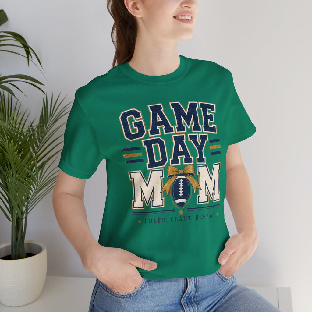 Game Day Mom T-Shirt — Football Cheer & Mom Tee ("Game Day Mom" design)
