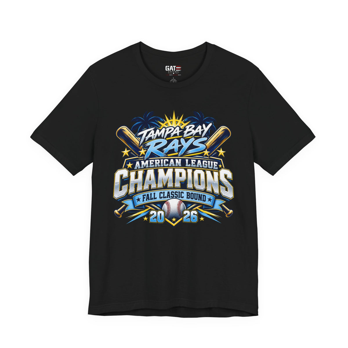 Tampa Bay Rays "American League Champions" Tee — 2026 Fall Classic Bound Baseball Shirt - product image 1