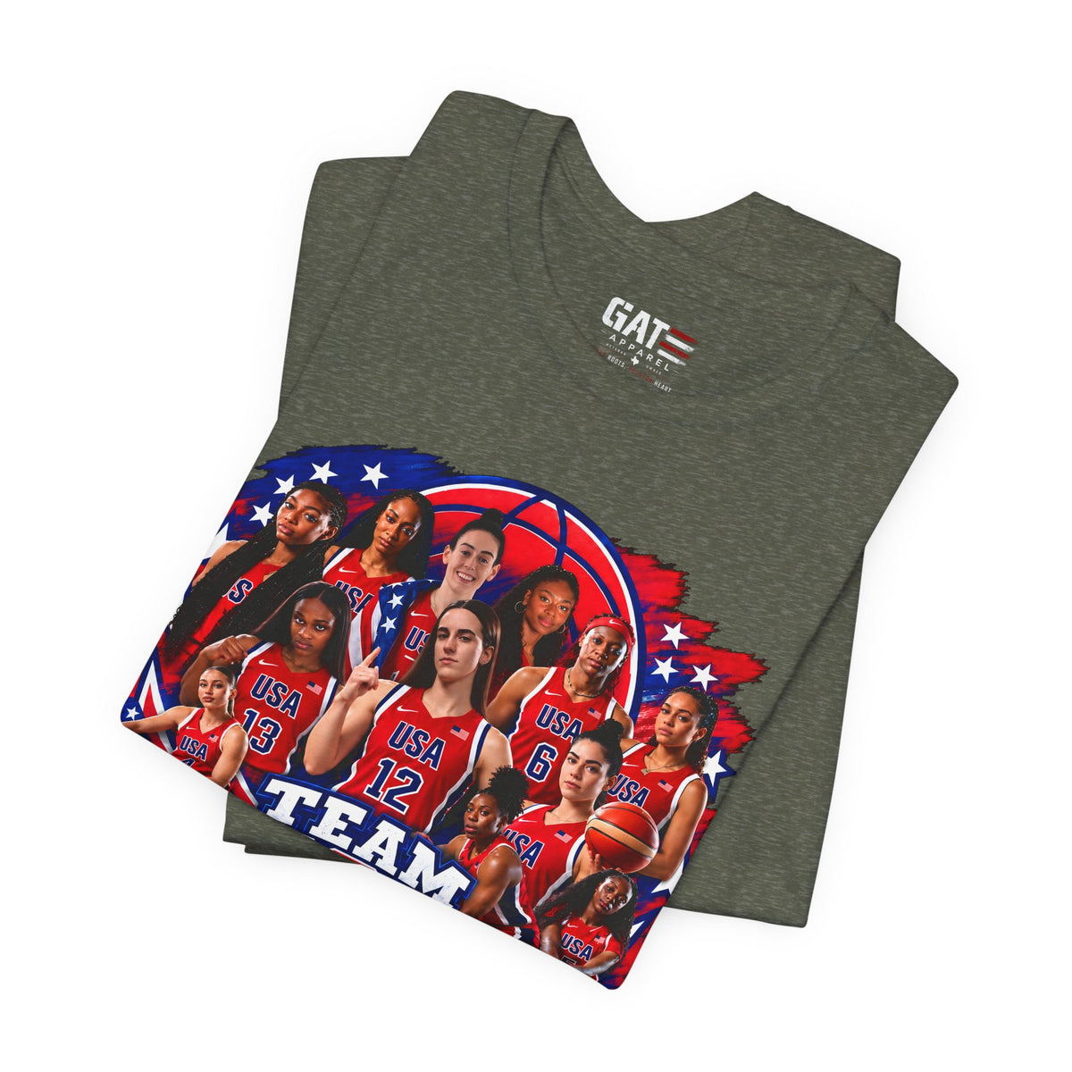 Team USA Women's Basketball Shirt | FIBA Tee 2026 Design 1