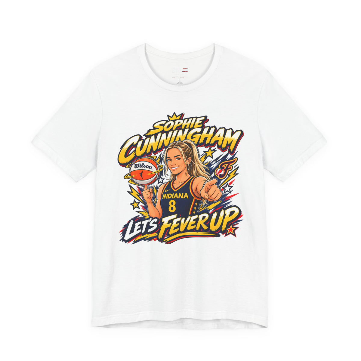 Sophie Cunningham #8 Fever Up Shirt | Indiana Fever Tee