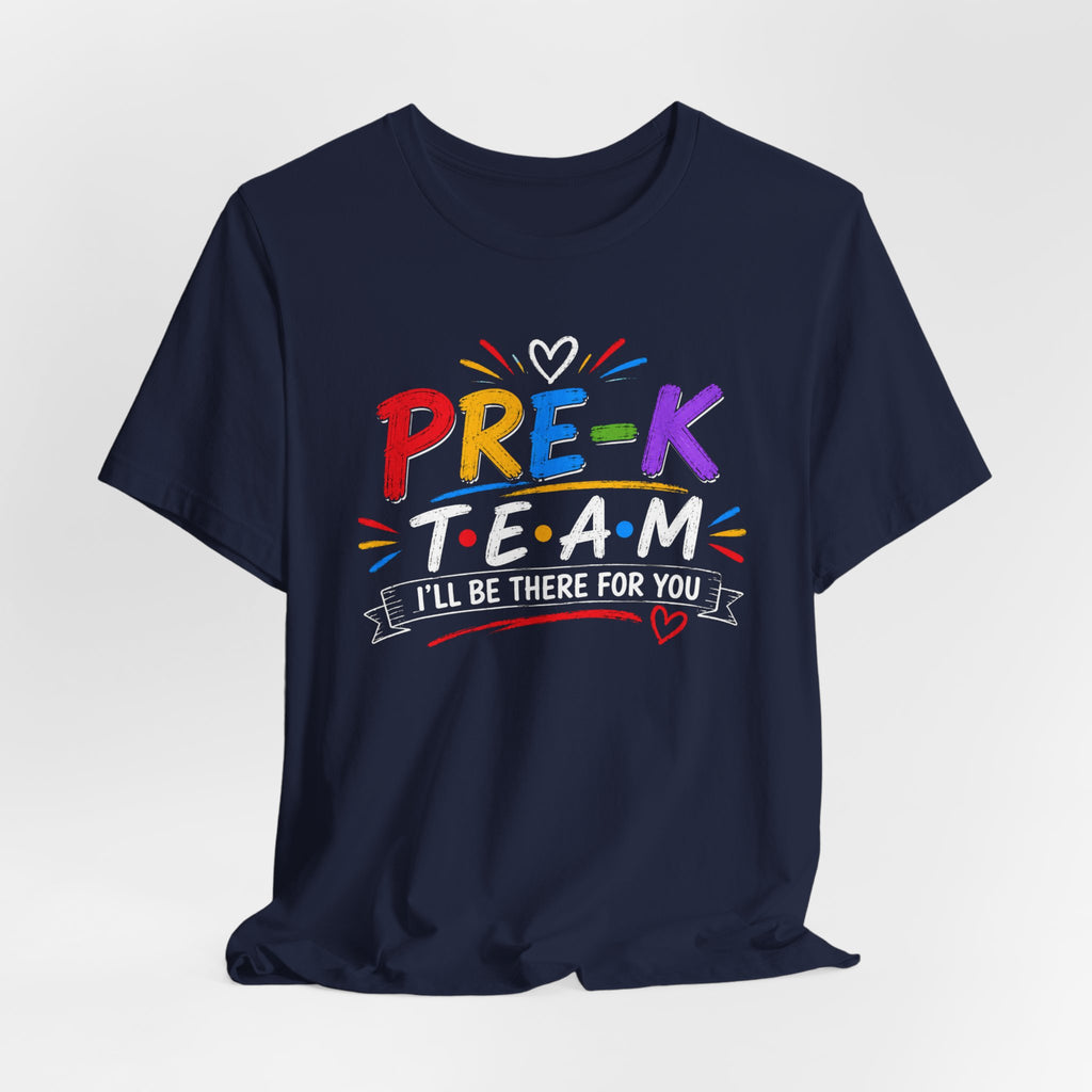 Pre-K Team Tee, Teacher Squad Shirt, Color Dot Inspired Teacher Shirt, Grade Level Team Gift, School Staff Apparel, Friends Theme