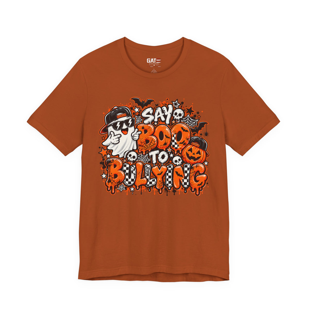 Anti-Bullying Teacher Shirt – Say Boo to Bullying Halloween Tee – product photo