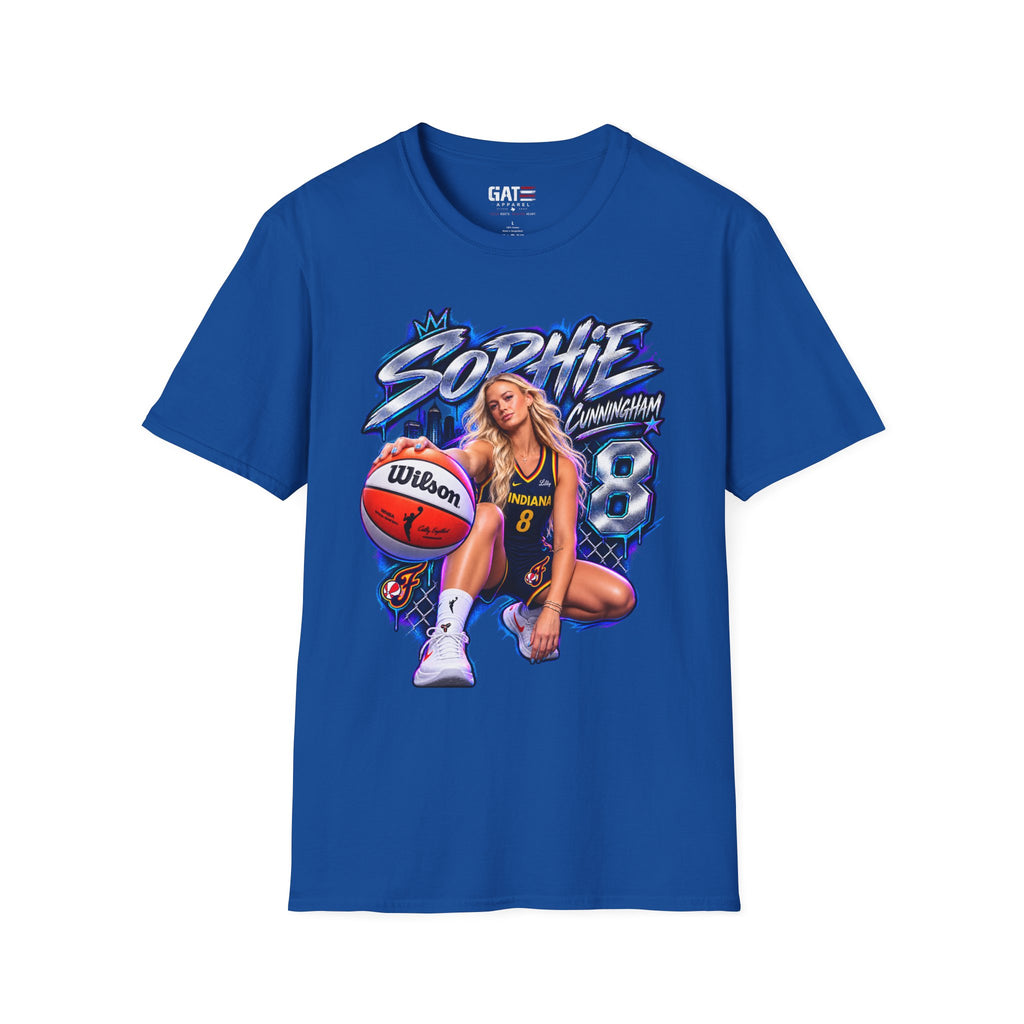 Sophie Cunningham Indiana Fever Shirt WNBA Basketball Graphic Tee