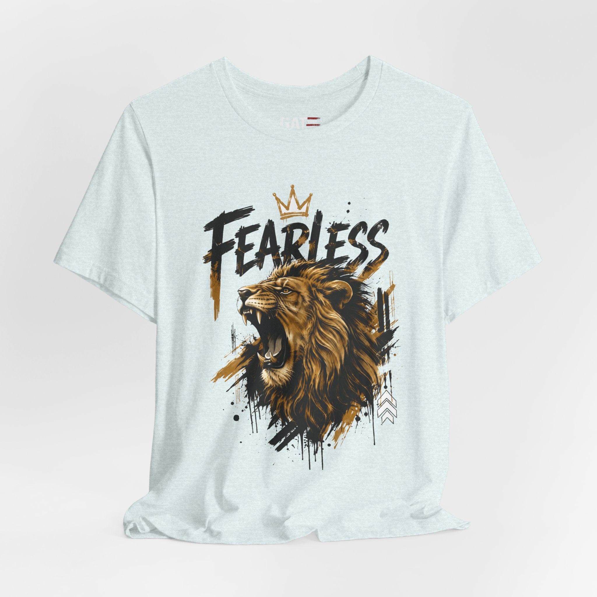 Fearless Lion Tee — Inspirational Graphic T-Shirt