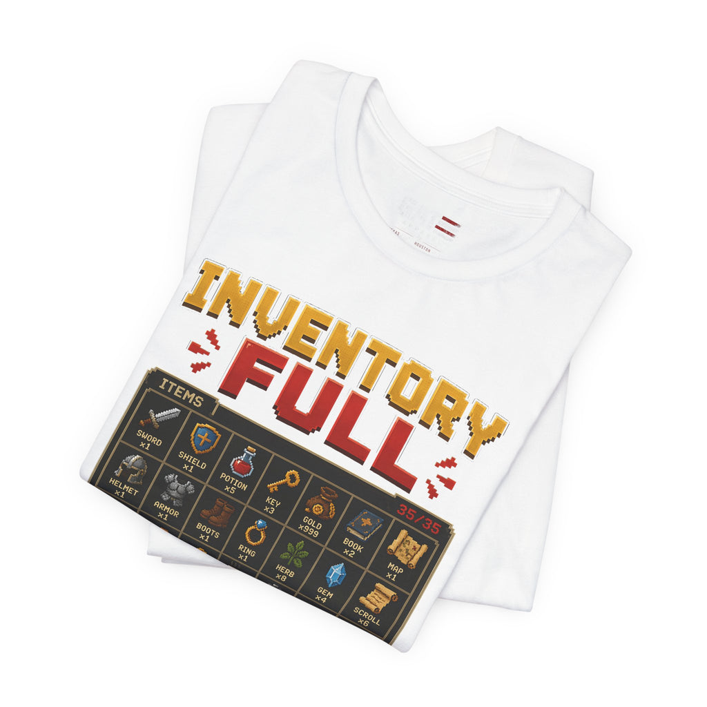 Inventory Full | Retro Gaming Shirt