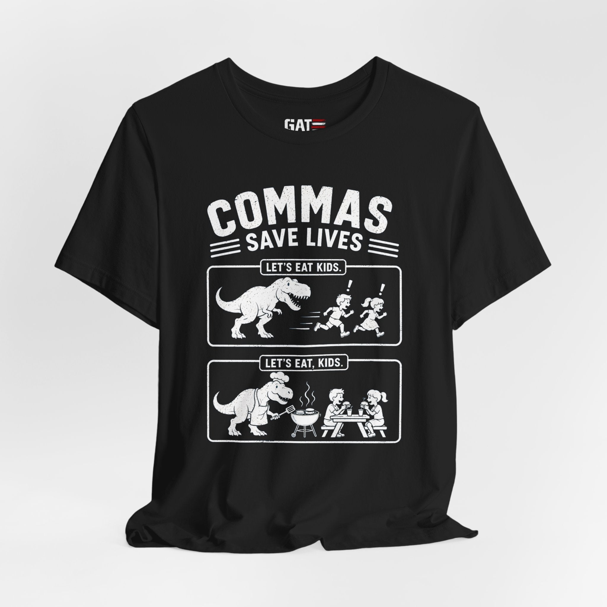 Funny Grammar Shirt, Commas Save Lives Shirt, Let's Eat Kids Tee, English Teacher Shirt, Punctuation Shirt, ELA Teacher Gift, Back to School