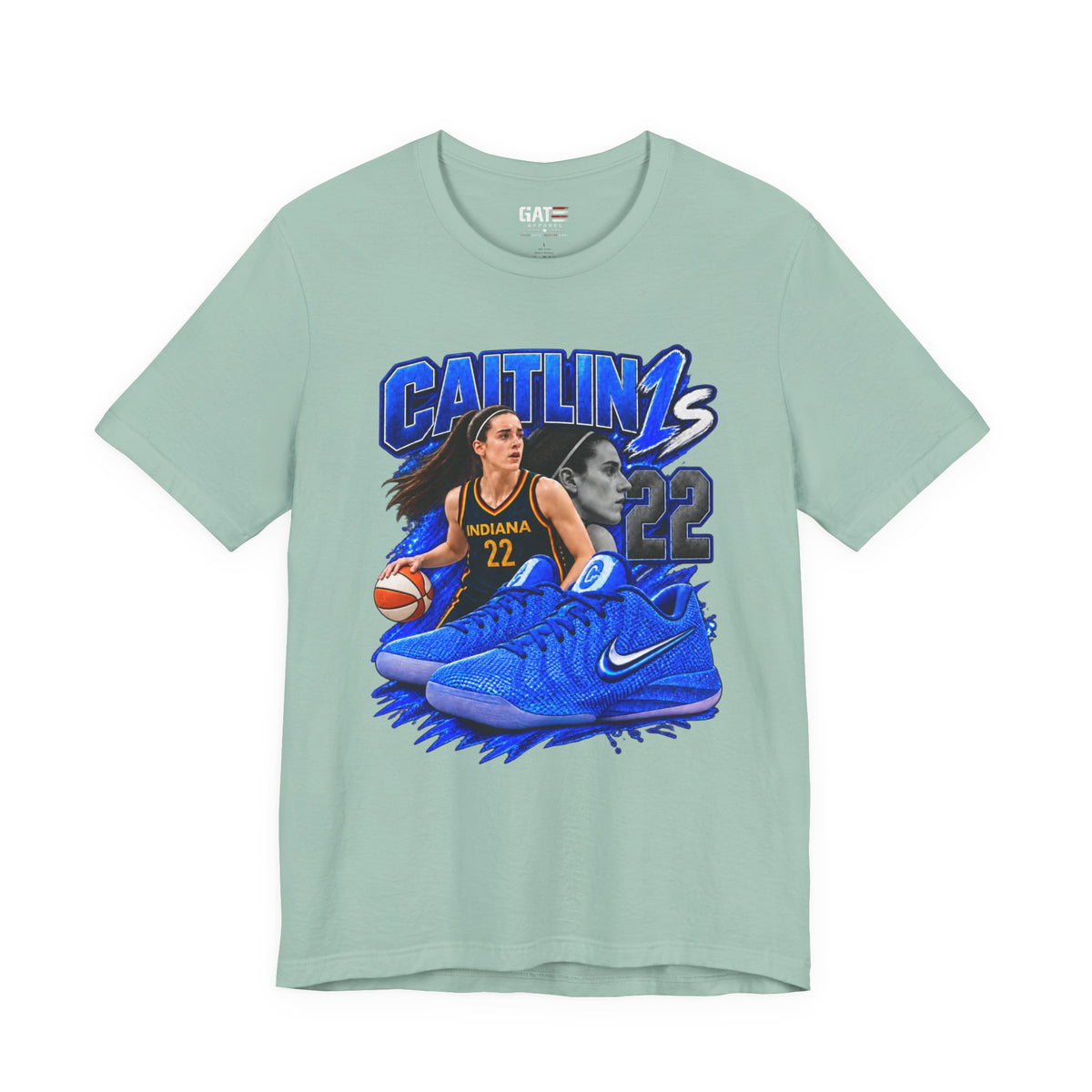 Caitlin Clark Caitlin 1s Racer Blue Classic Sneaker Shirt