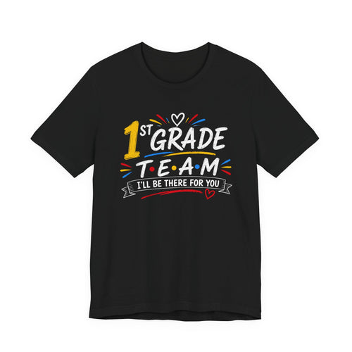 1st Grade Team Tee, Teacher Squad Shirt, Color Dot Inspired Teacher Shirt, Grade Level Team Gift, School Staff Apparel, Friends Theme