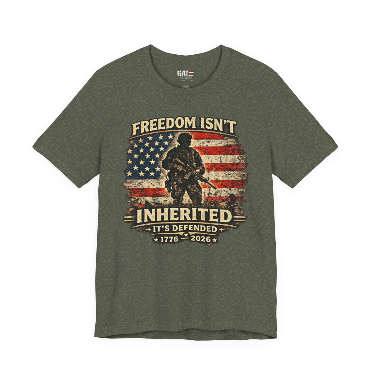 Freedom Isn't Inherited 1776-2026 Shirt | Veteran Tee