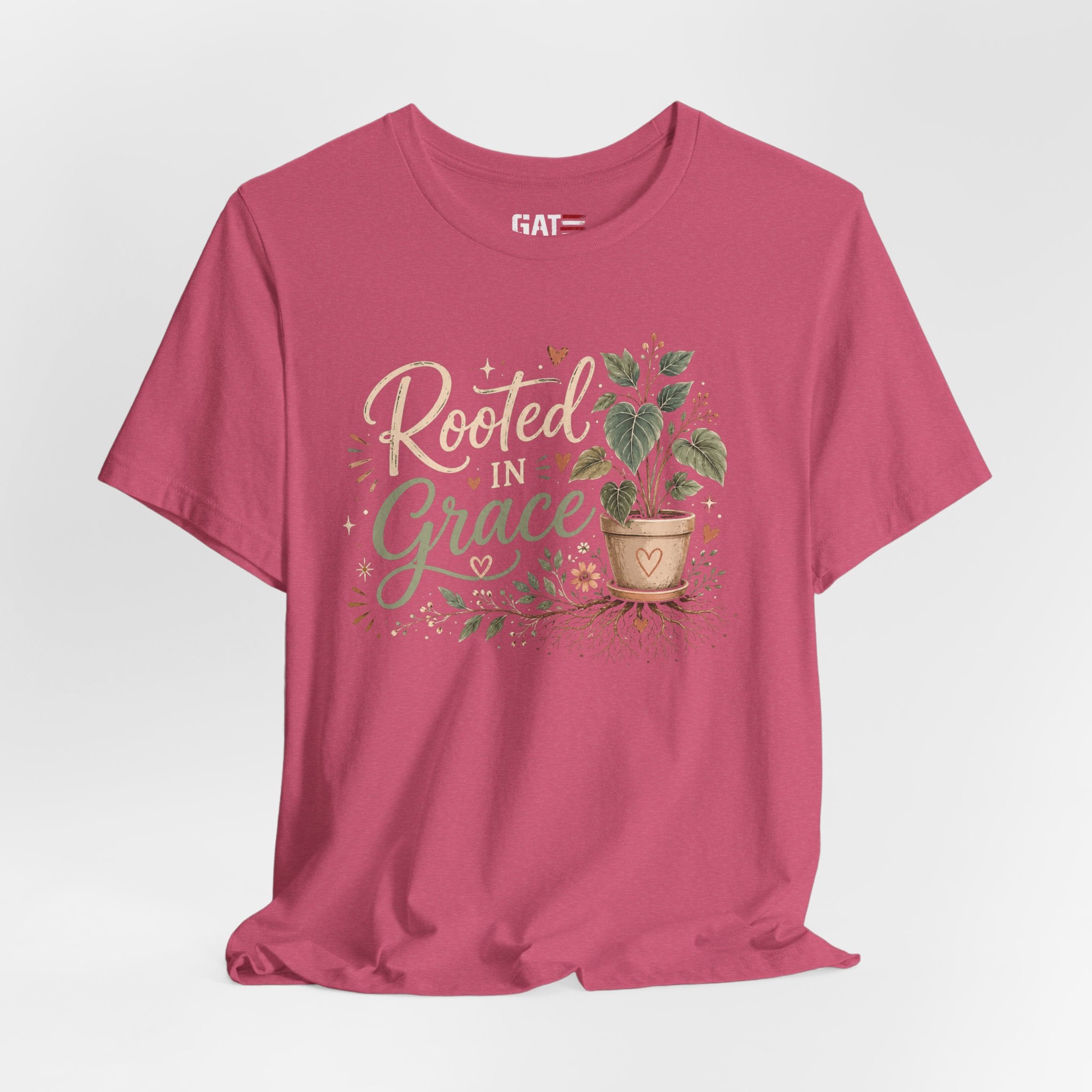 Christian Plant Lover Shirt for Women, Faith Based Gardening Tee, Houseplant Graphic Shirt, Botanical Christian Gift, Plant Mom Apparel