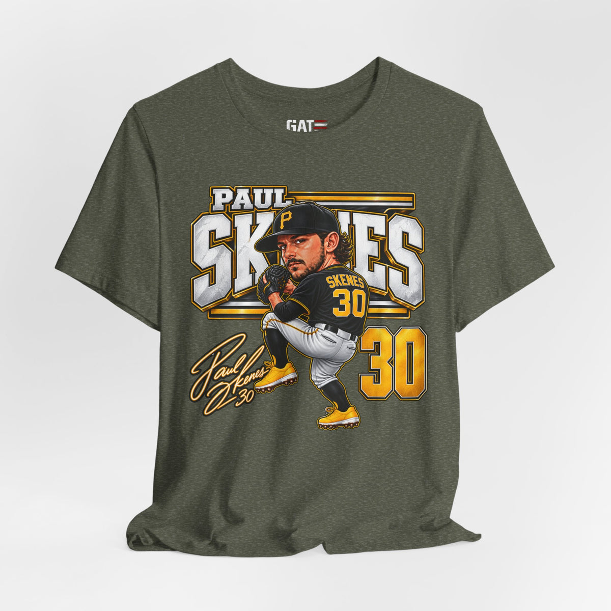 Paul Skenes Pittsburgh Pirates #1 Baseball Tee