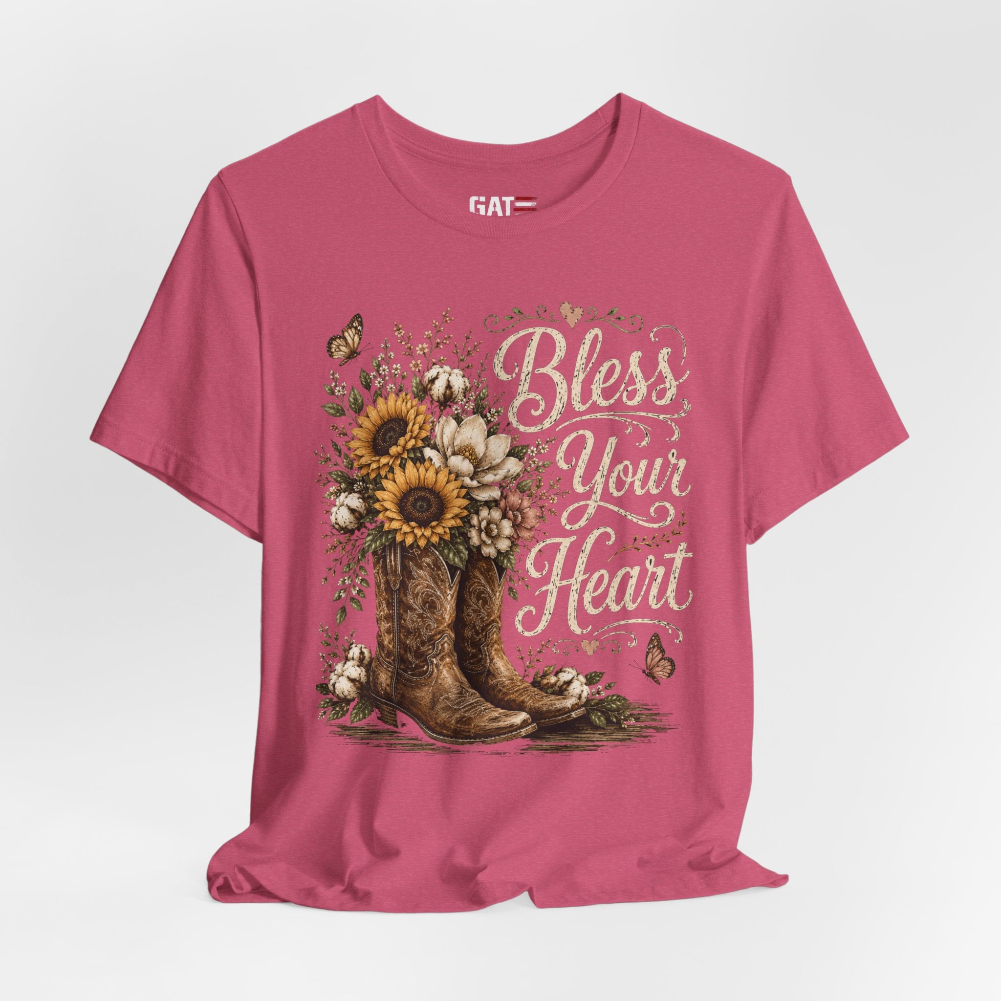 Funny Southern Shirt, Bless Your Heart Tee, Southern Humor Graphic Tee, Magnolia Floral Shirt, Country Girl Gift, Farmhouse Style Tee