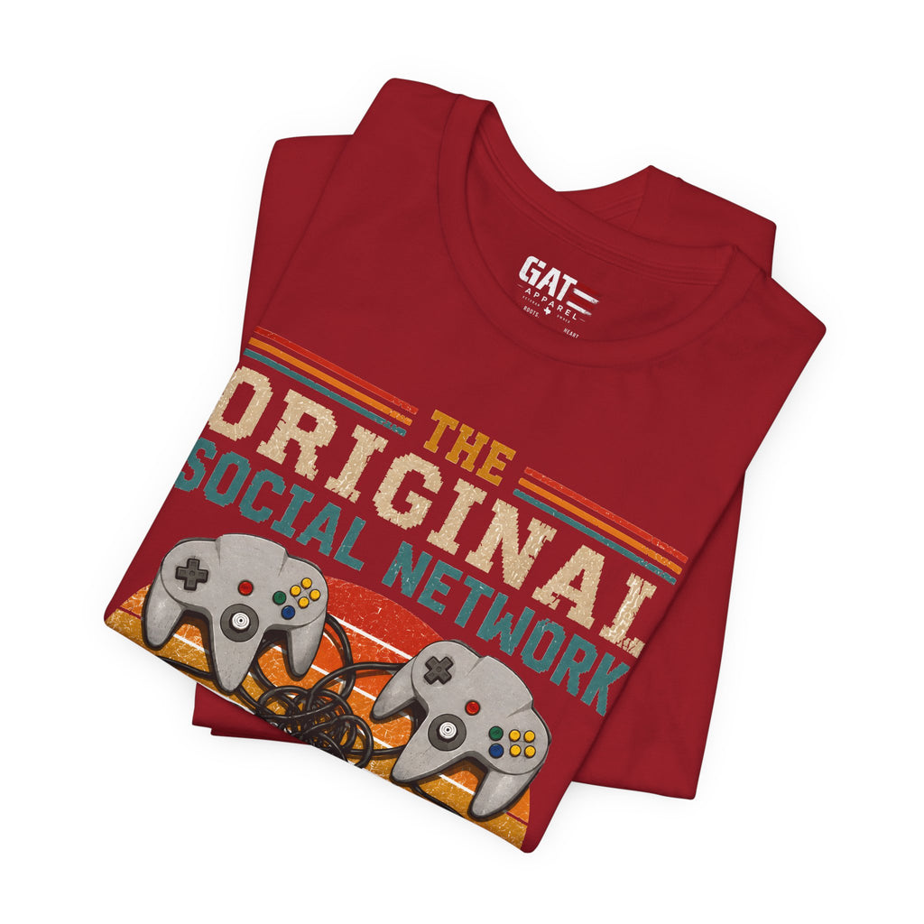 Original Social Network Shirt, Retro Gamer Shirt, N64 Inspired Gaming Tee, 90s Gamer Gift, Vintage Video Game Shirt