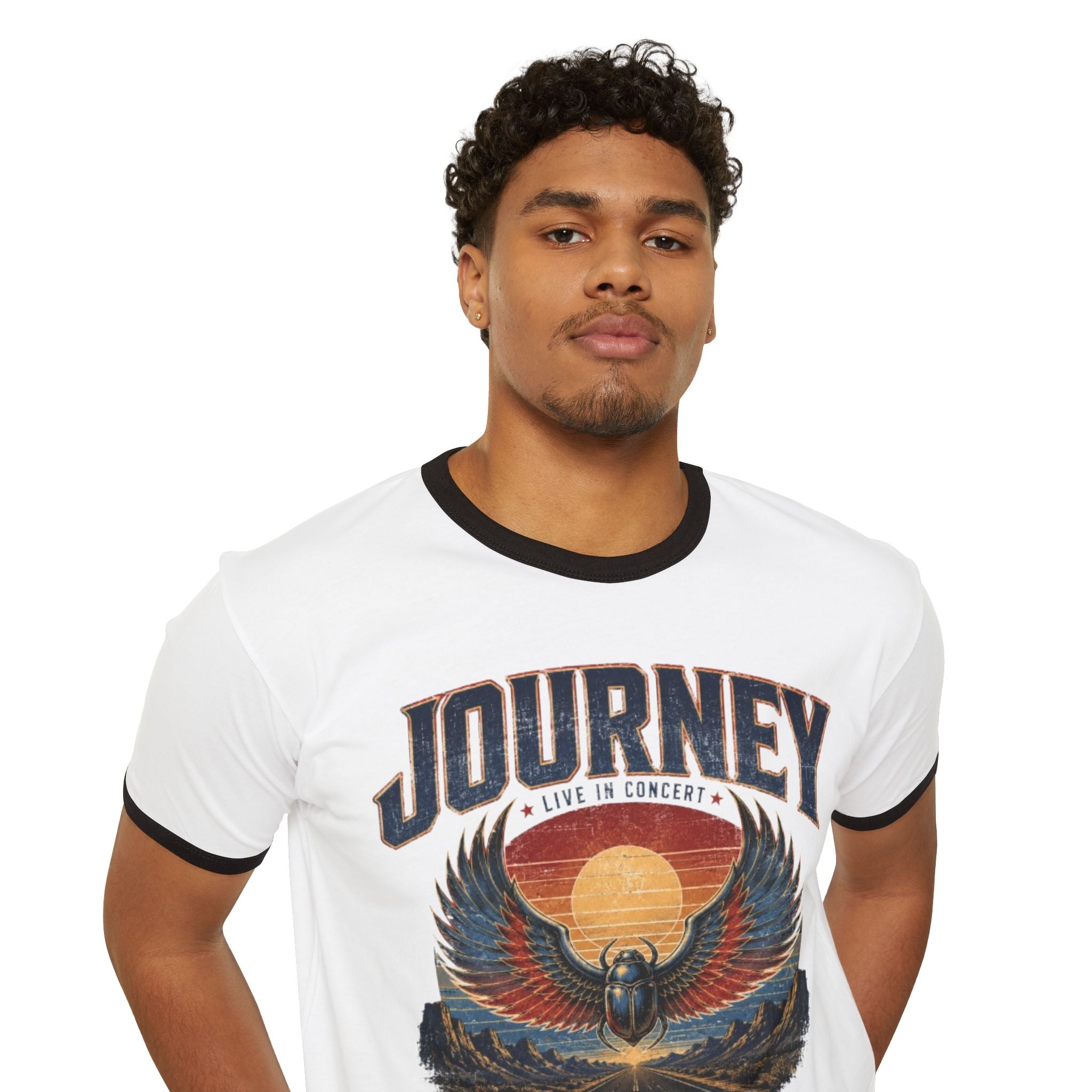 Journey Tour '79 Ringer T-Shirt — Vintage Rock Band Graphic Tee