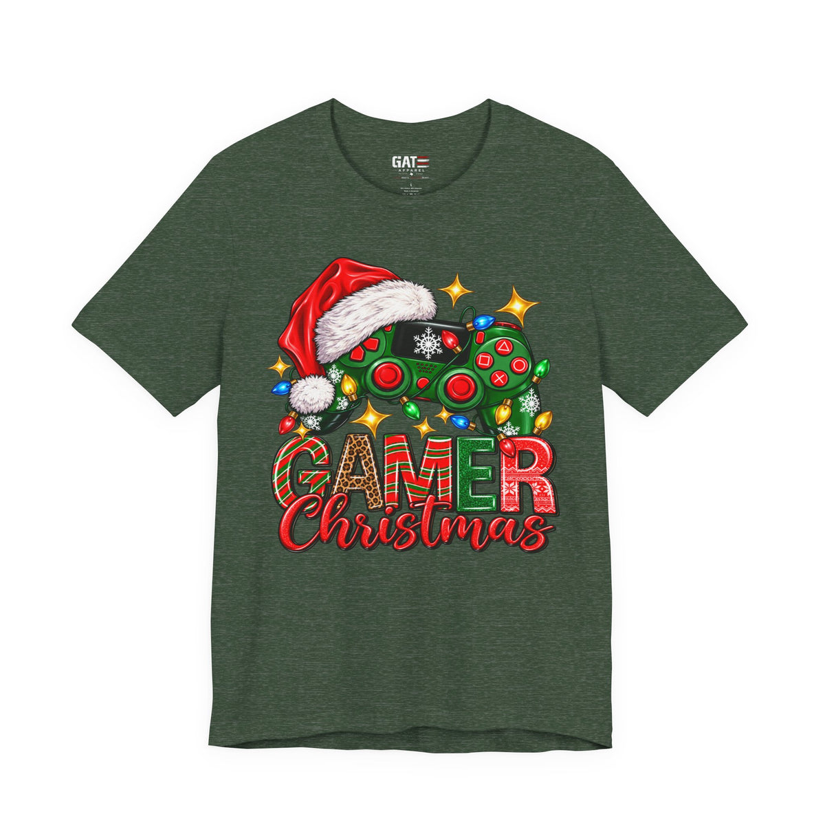 Gamer Christmas T-Shirt | Holiday Gaming Graphic Tee - product image 3