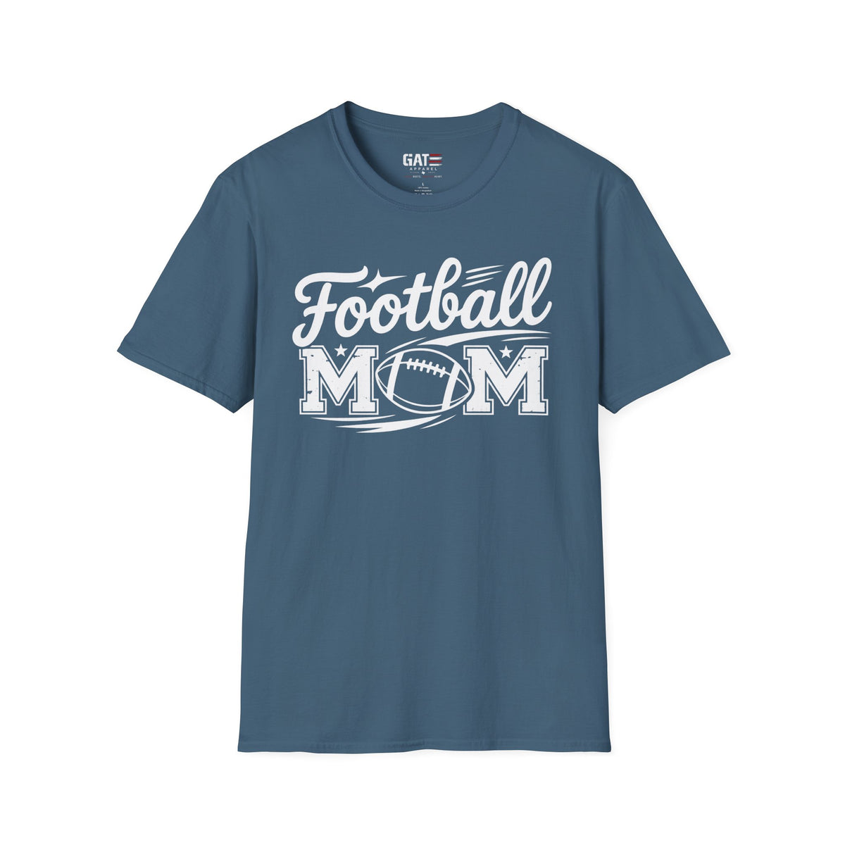 Personalized Football Mom Shirt | Name & Number Tee Style 7