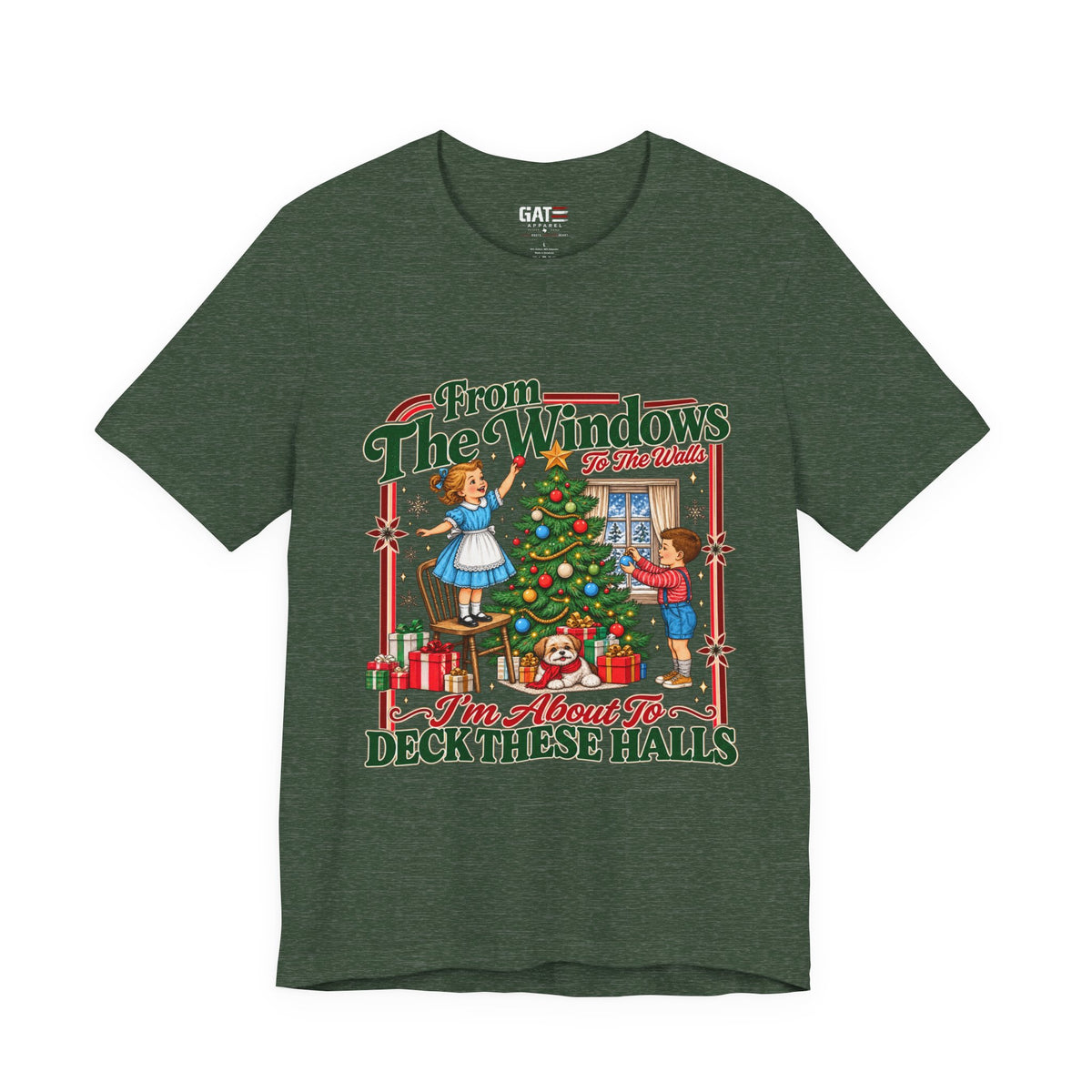 Deck These Halls Christmas Shirt | Funny Holiday Tee
