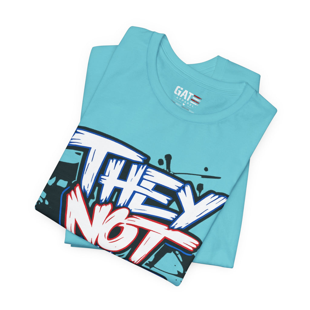 They Not Like Us Graffiti Tee